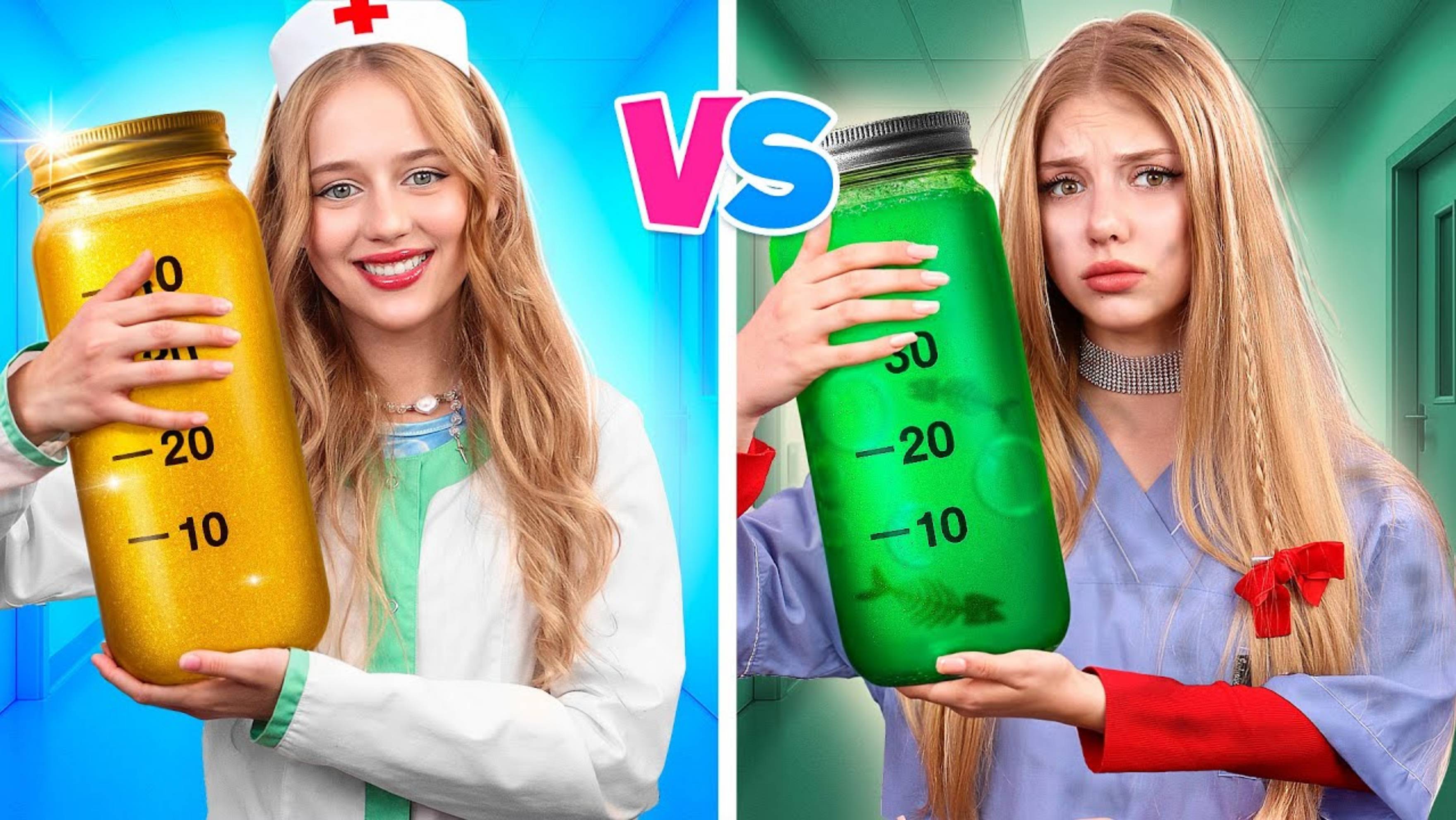 Тим Тин : Бедная Девушка vs Богатая Девушка в Больнице! Моя Мама Спасла Мне Жизнь