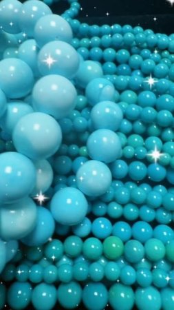 250618-3 Turquoise Round Bead Strand: Earth’s Blue Verse on the Wrist