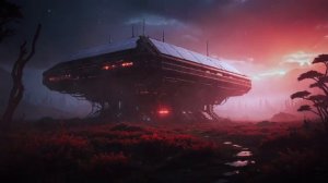 💿👽Crimson Soothing Ambient Sci Fi Music for Deep Relaxation in Distant Lands