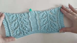 Узор спицами. Описание