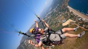 Турция 2025 г. Полёт на параплане с горы Андрасан.