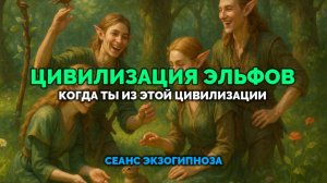ЦИВИЛИЗАЦИЯ ЭЛЬФОВ. КОГДА ТЫ ИЗ ЭТОЙ ЦИВИЛИЗАЦИИ: СЕАНС ЭКЗОГИПНОЗА
