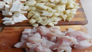 Грибной суп из шампиньонов с плавленым сыром