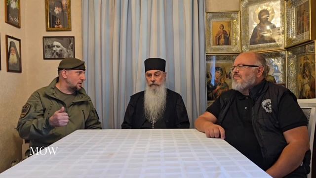 Произошла встреча Отца Гавриила и Апти Алаудинова.