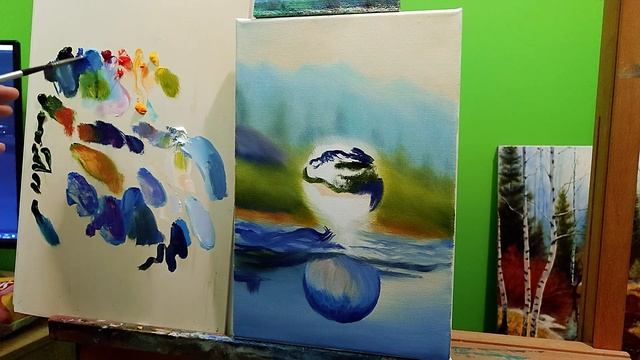 Как легко рисовать блюр эффект|размытый задний план|Как рисовать каплю в реализме #art #живопись смотреть онлайн