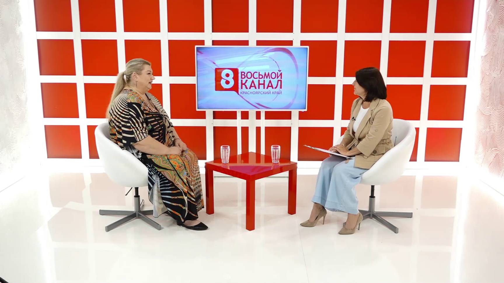Интервью на «8 канале». Марина Левочко, Анна Бель.