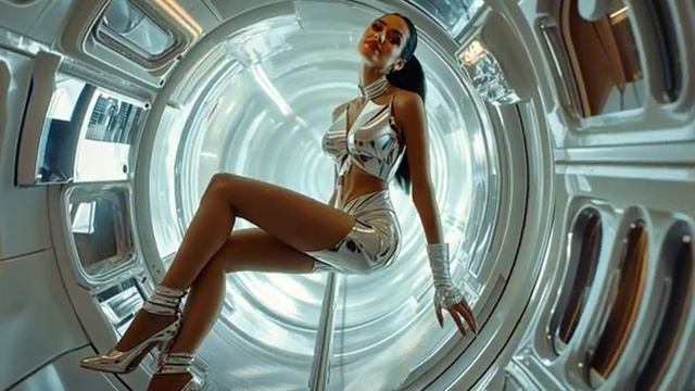 Девушки на космической станции 9