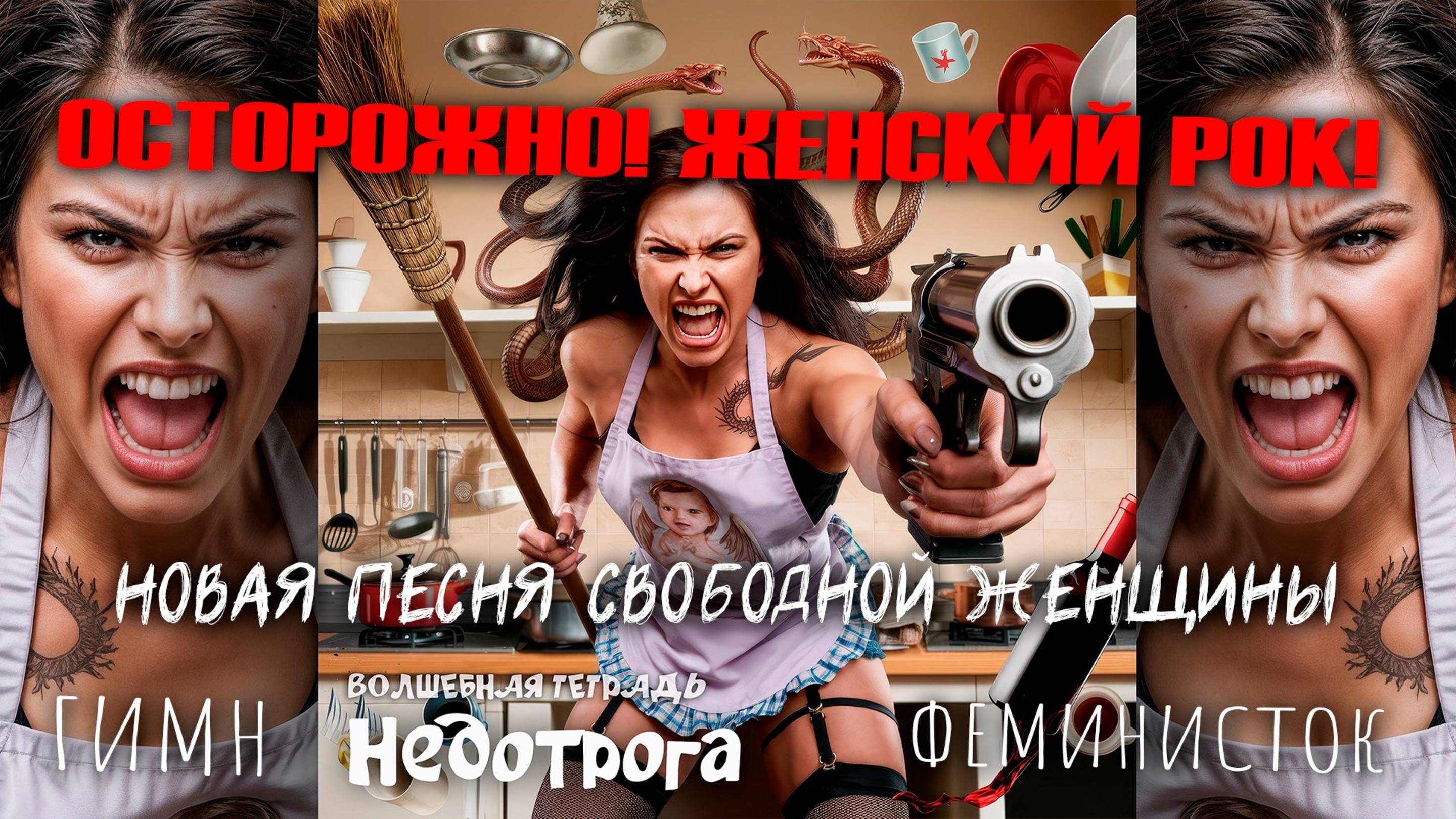 Волшебная тетрадь. "Недотрога". Новая песня свободной женщины. Гимн феминисток.  Женский рок!