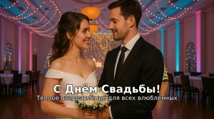 Вы — вместе | Свадебное поздравление для молодожёнов #свадьба #любовь #молодожёны #поздравление