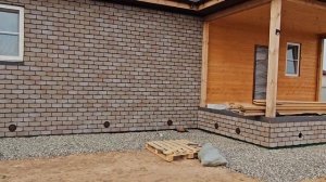 КАРКАСНЫЙ ДОМ 130квм | Фасадная отделка Хауберг #дом34кафян #волгоград #каркасныйдом #стройка