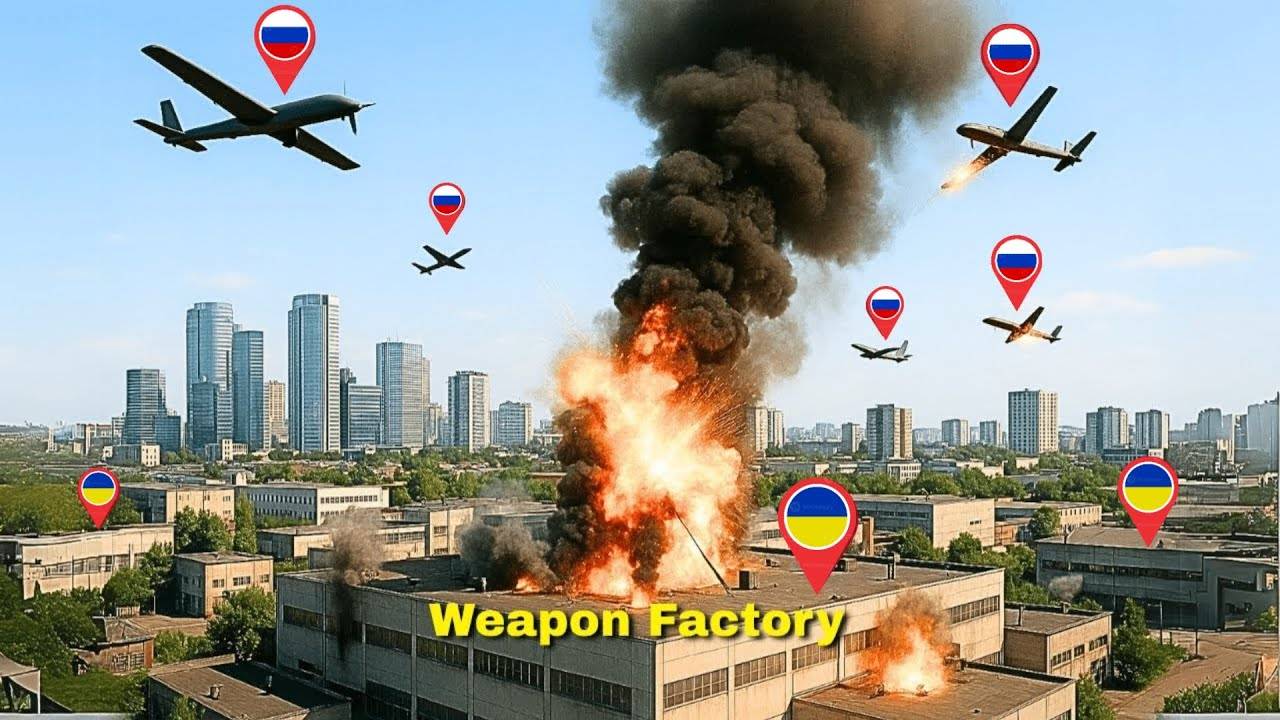 Россия наносит удар по украинскому оружейному заводу. Сердце производства уничтожено