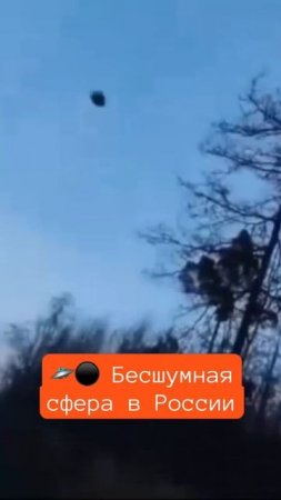 Где то в России грибник в лесу заснял бесшумно летящую сферу, которую преследовал военный самолет