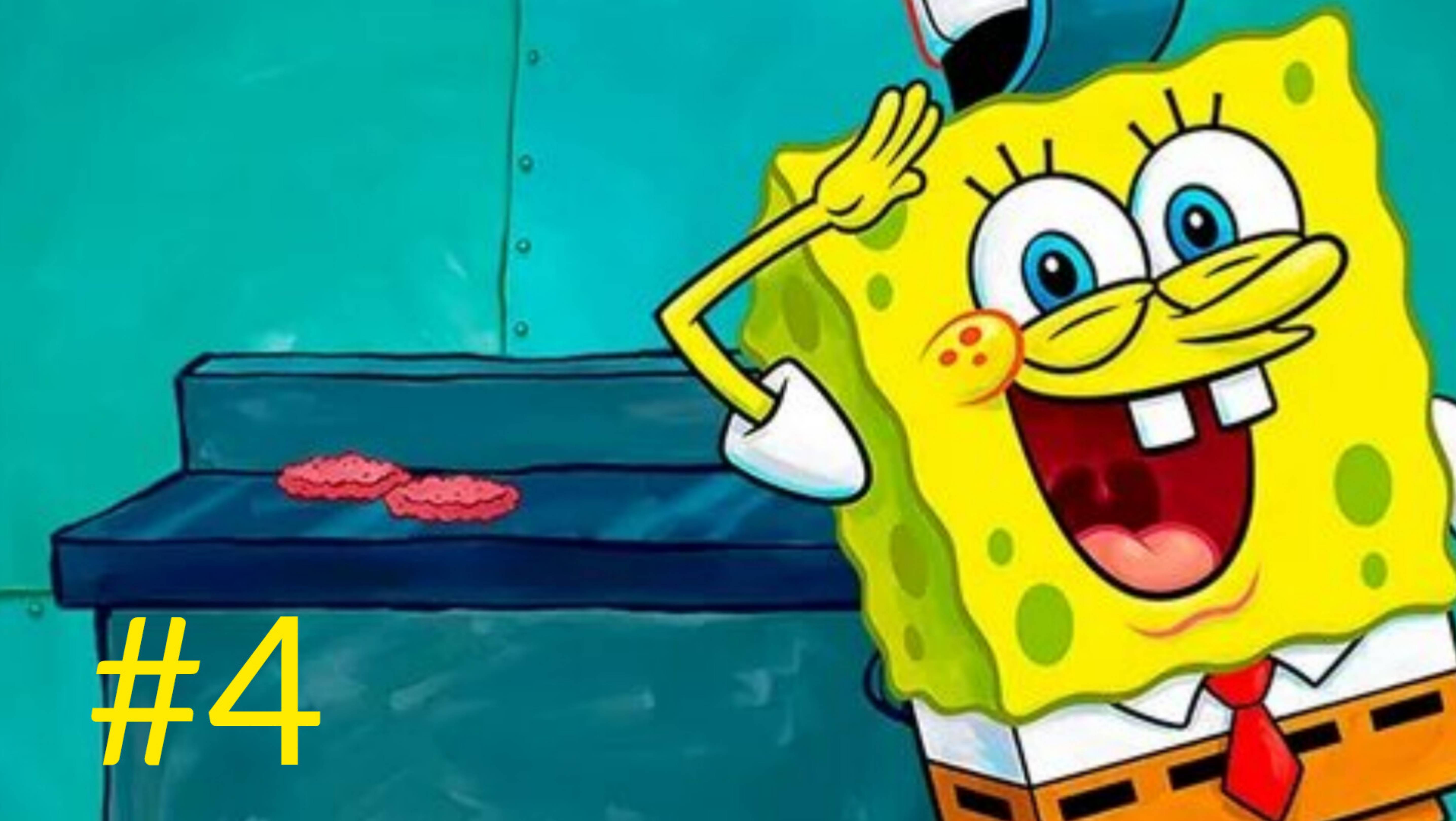 Губка Боб🔥 spongeBob👍 губка боб квадратные штаны😎 кулинарный поединок  #4