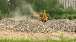 (Рыбинск-40) СТРОИТЕЛЬСТВО ХОККЕЙНОГО КОРТА В ВОЛЖСКОМ