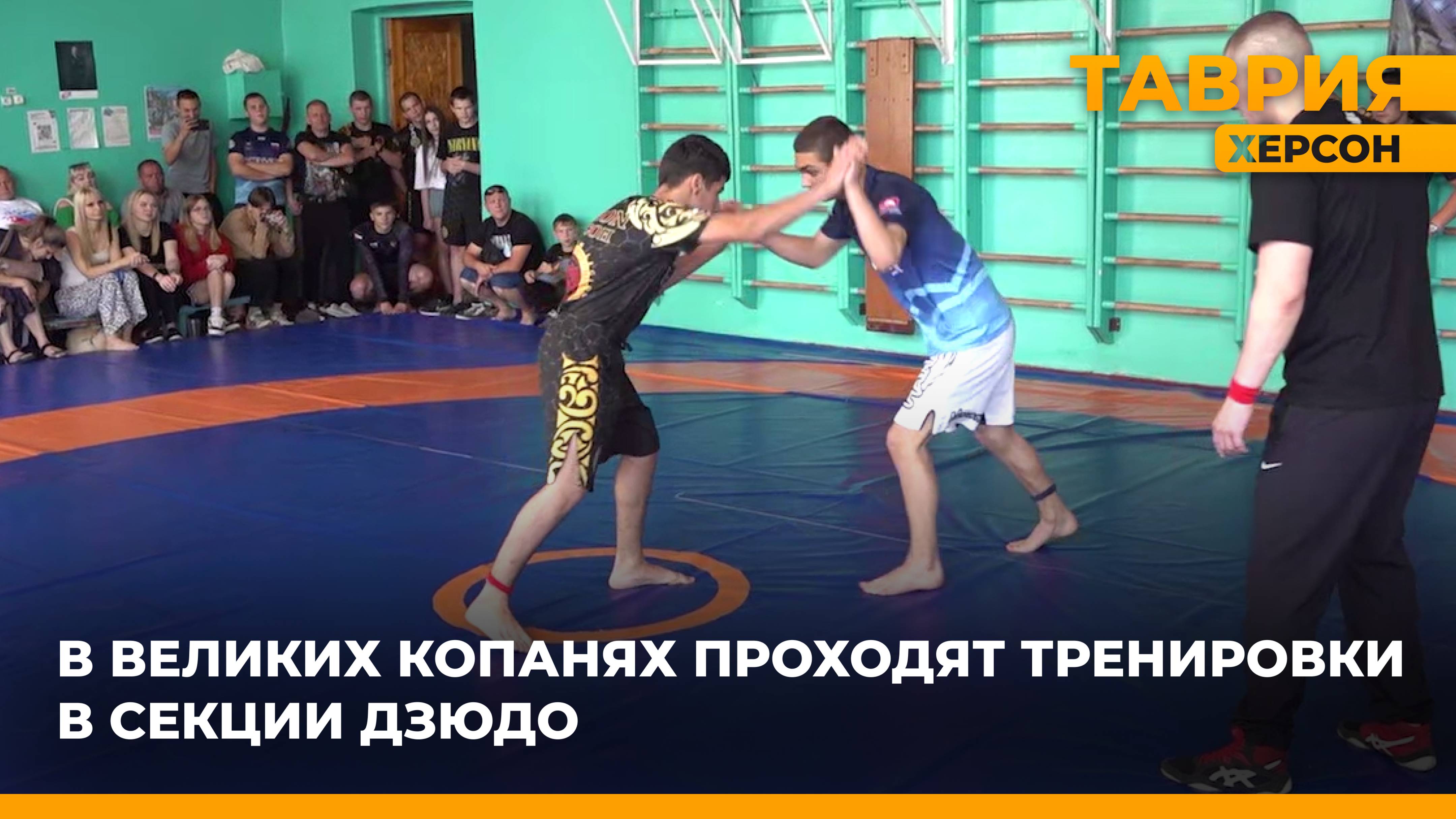 В Великих Копанях проходят тренировки в секции дзюдо