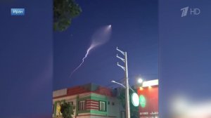 Полет загадочной иранской ракеты в Израиль попал на видео