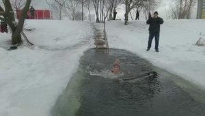 Питер, Моржи Купчино. Зима 2022