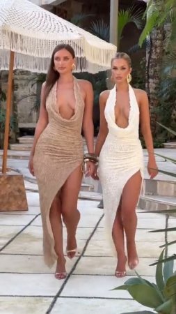 The Perfect🥀Our APHRODITE Midi Dress in Ivory🤍 & Gold✨#fashion #model #beauty #style #outfit