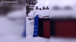 ЛАЙФХАК КАК ОЧИСТИТЬ КРЫШУ ОТ СНЕГА
