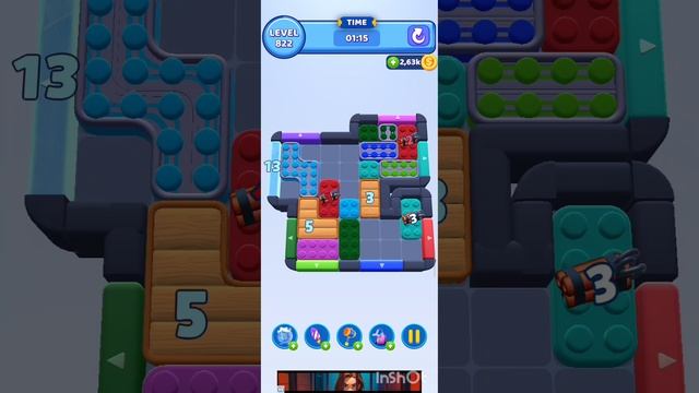 color block jam 822 уровень