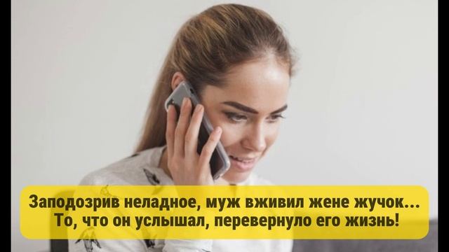 Заподозрив неладное, муж вживил жене жучок...
 То, что он услышал, перевернуло его жизнь!