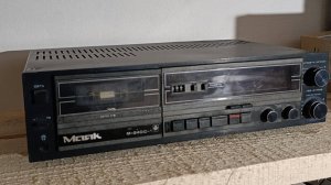 Старинная советская кассетная дека Маяк 240 С-1.-СССР-1988-год