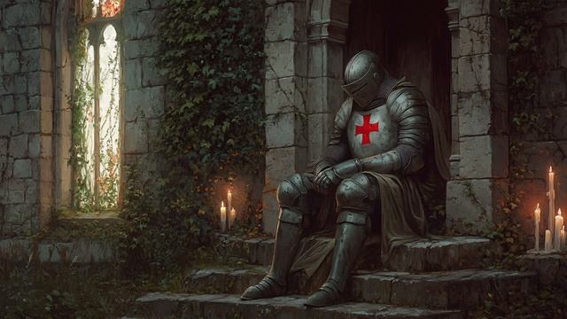 Прощение - Песнопения тамплиеров доносятся из угасающей цитадели, григорианские песнопения