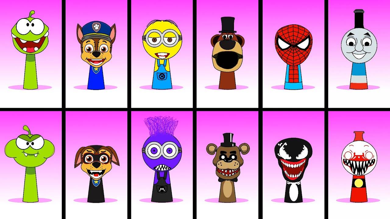 СПРУНКИ VS ИТАЛЬЯНСКИЕ МЕМЫ - ВСЕ ФАЗЫ ПОЛНЫЙ СБОРНИК (Incredibox Sprunki) #sprunki #СПРУНКИ