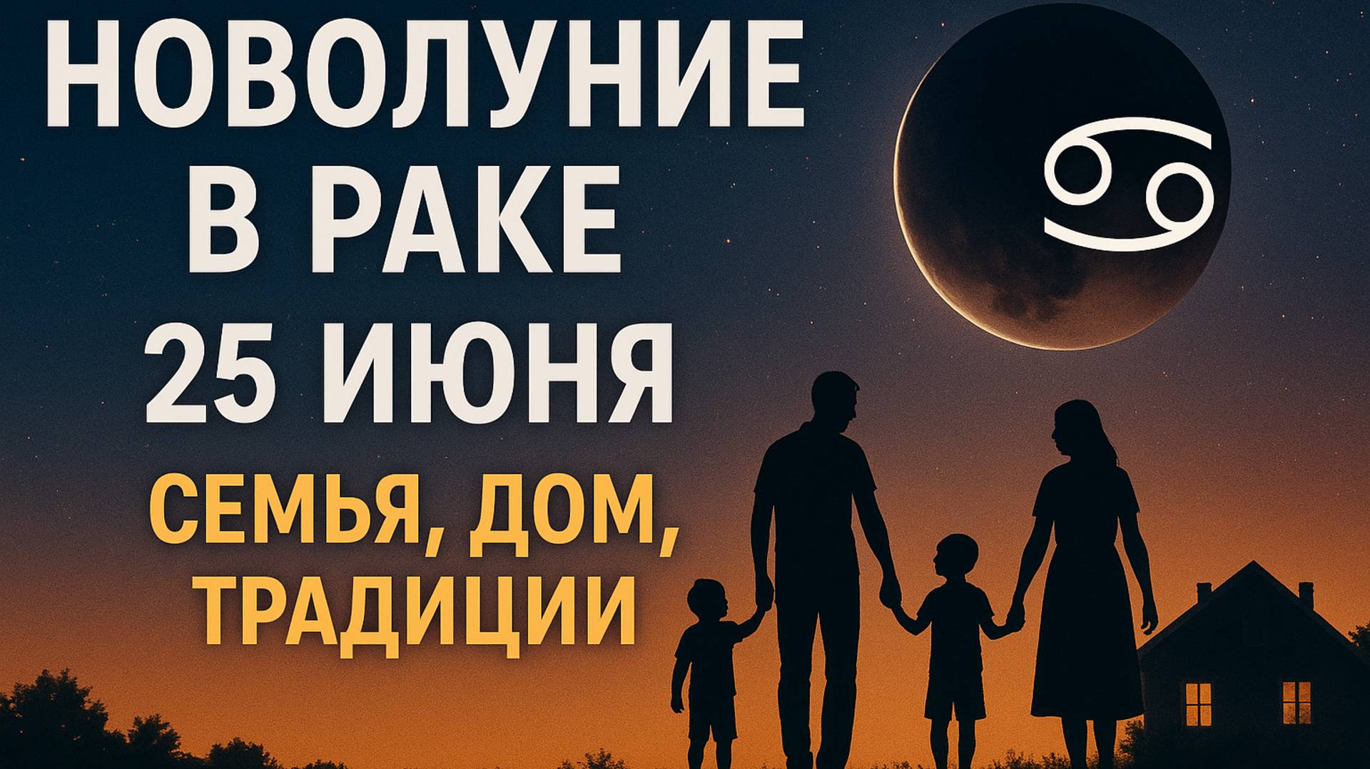 25 июня Новолуние в Раке: что загадывать, что отпустить, к чему прислушаться