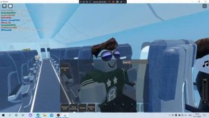 Roblox Full Flight Airbus A 330 Neo Aqua Airways ECONOMY CLASS
