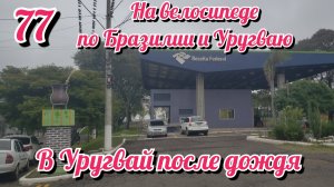 Еду в Уругвай после долждливого дня. На велосипеде по Южной Америке. День 77 Аргентина