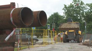 В центре Серпухова заменили порядка 100 метров трубопроводов на улице Ворошилова