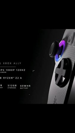 ASUS и Microsoft представили портативную игровую систему ROG Xbox Ally