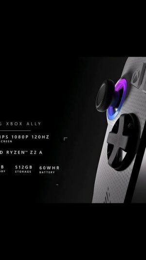 ASUS и Microsoft представили портативную игровую систему ROG Xbox Ally