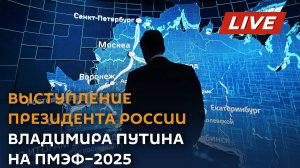 Выступление президента России на Петербургском международном экономическом форуме