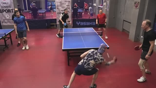 #20 Iф. Сергеев/Иванов - Звергздин/Карпович 19.06 Парный-рандом настольный теннис СПб