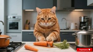 Котик и велосипед