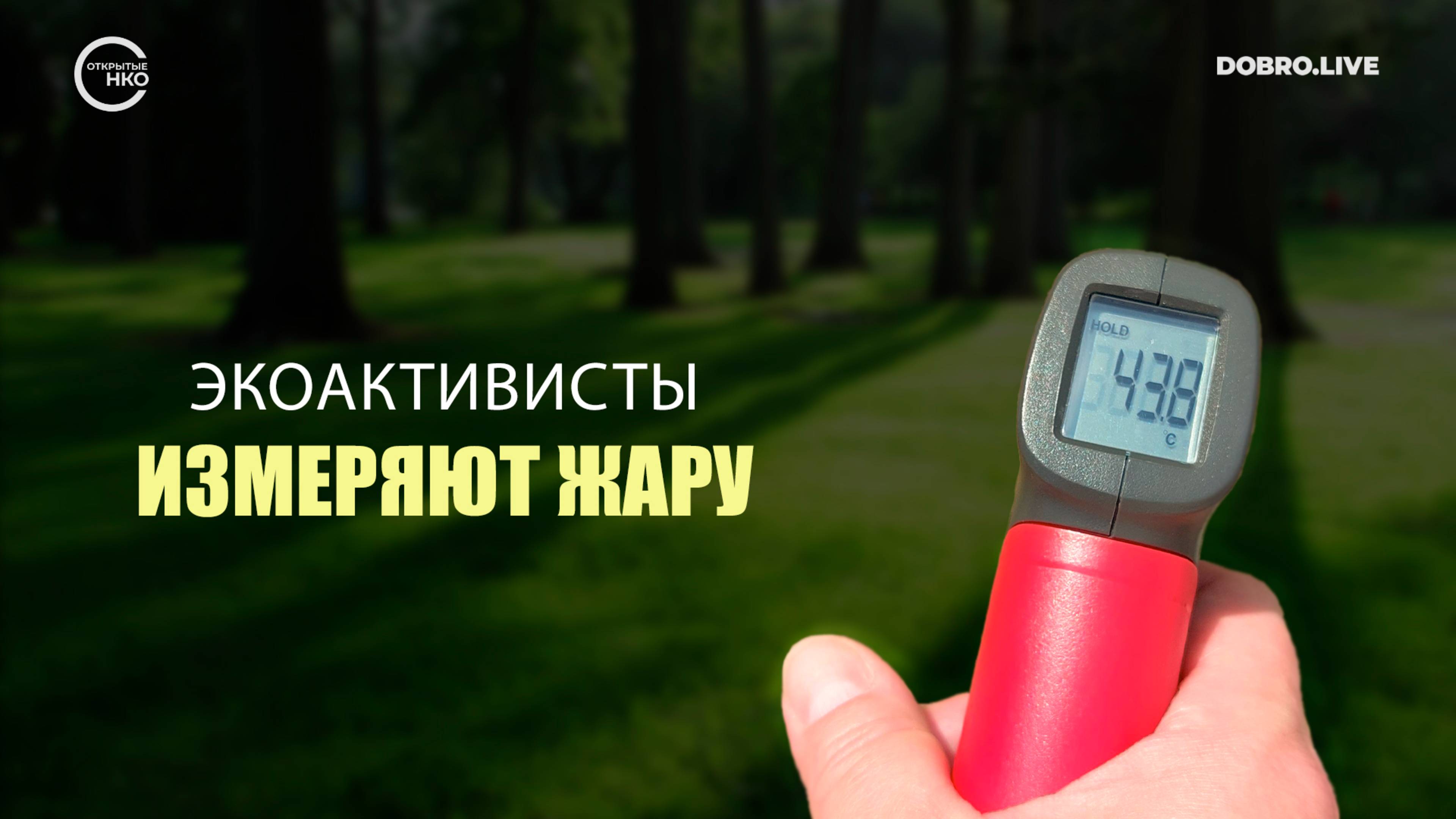 Нижегородские экоактивисты измеряют жару