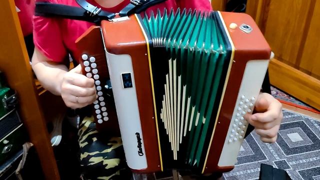 Разбор наигрышей на гармони левая рука бас как соединить две руки Цыганочка Барыня урок