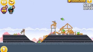 прохождение игры angry birds seasons (с модом) эпизод hogs and kisses