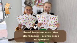 Видео - инструкция по работе с пособием Цветформа