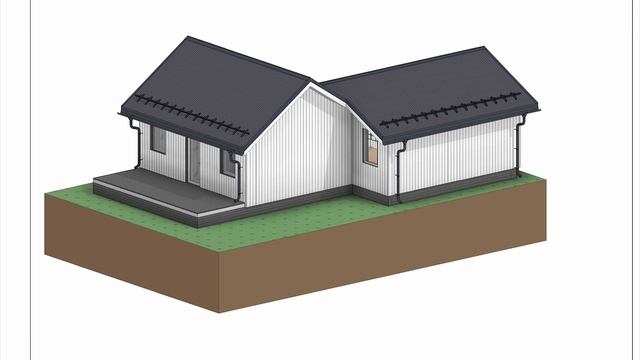 Проект каркасного дома 60 м2. Альбом архитектурных решений