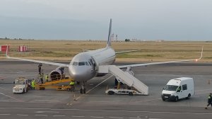 Полет на самолете Airbus A320 а/к Аэрофлот рейс Москва - Волгоград - Москва | Взлет и посадка