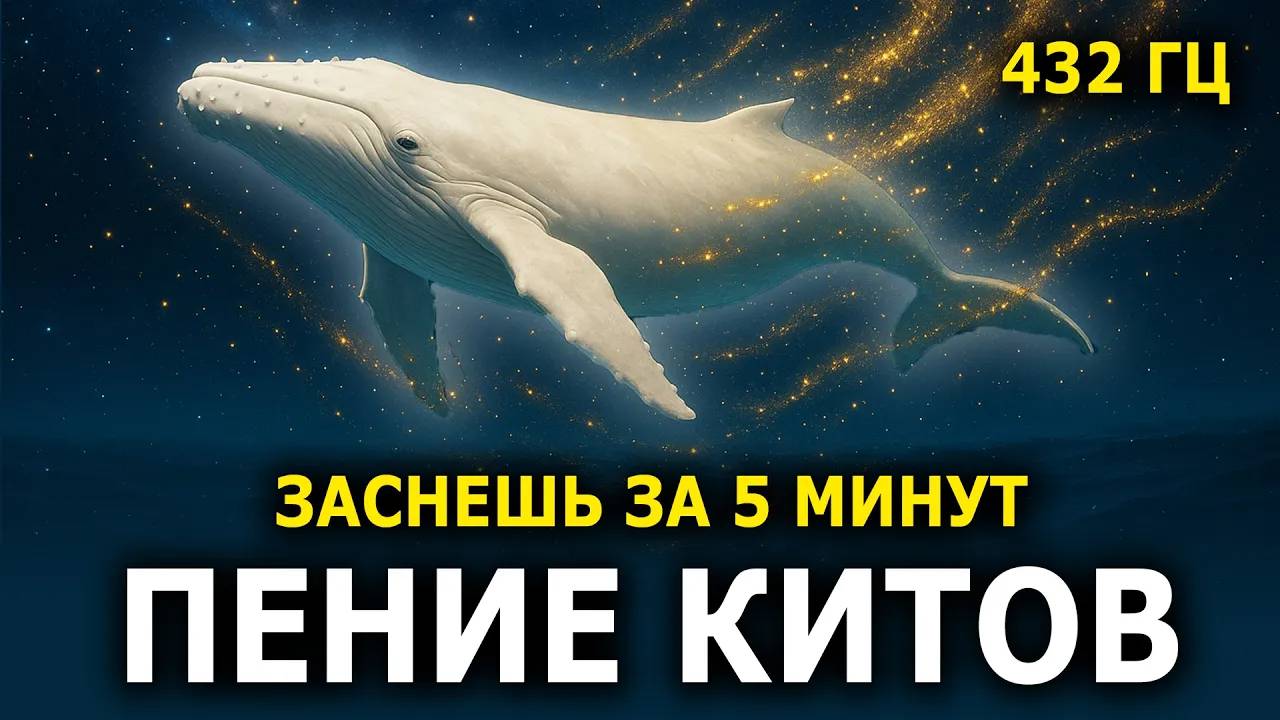 432ГЦ для релакса и СНА| ПЕНИЕ КИТОВ | Медитация