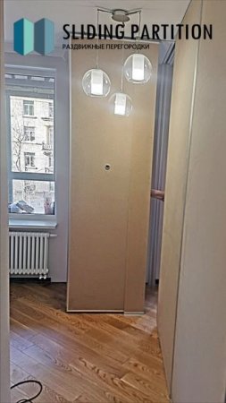 Раздвижная стена для квартиры на Октябрьская набережная, Санкт-Петербург