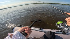 Забросил Слаг НЫТЬЕ 160 см и был ШОКИРОВАН ! Рыбалка на спиннинг в Нижнекамске 2025