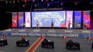 Рывок гири 32 кг свыше 95 кг группа Б Чемпионат России по гиревому спорту
