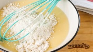 Блины треугольником с начинкой