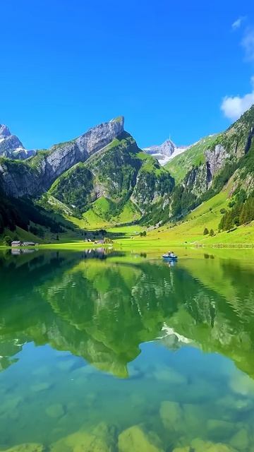 📍 Seealpsee, Switzerland 🇨🇭Follow for daily Swiss Content 🇨🇭