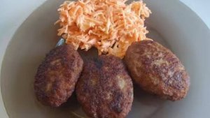 Котлеты и салат из моркови. Маринкины творинки. Всем МИРА и Добра